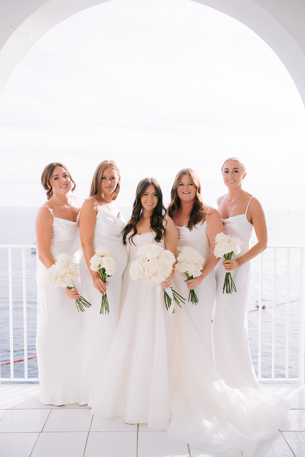 Andrea Gallucci - Destination Wedding Photographer- Amalfi Coast Positano Santorini Barcellona Rome Ravello Paris New York bride and bridesmaids picture in Amalfi coast