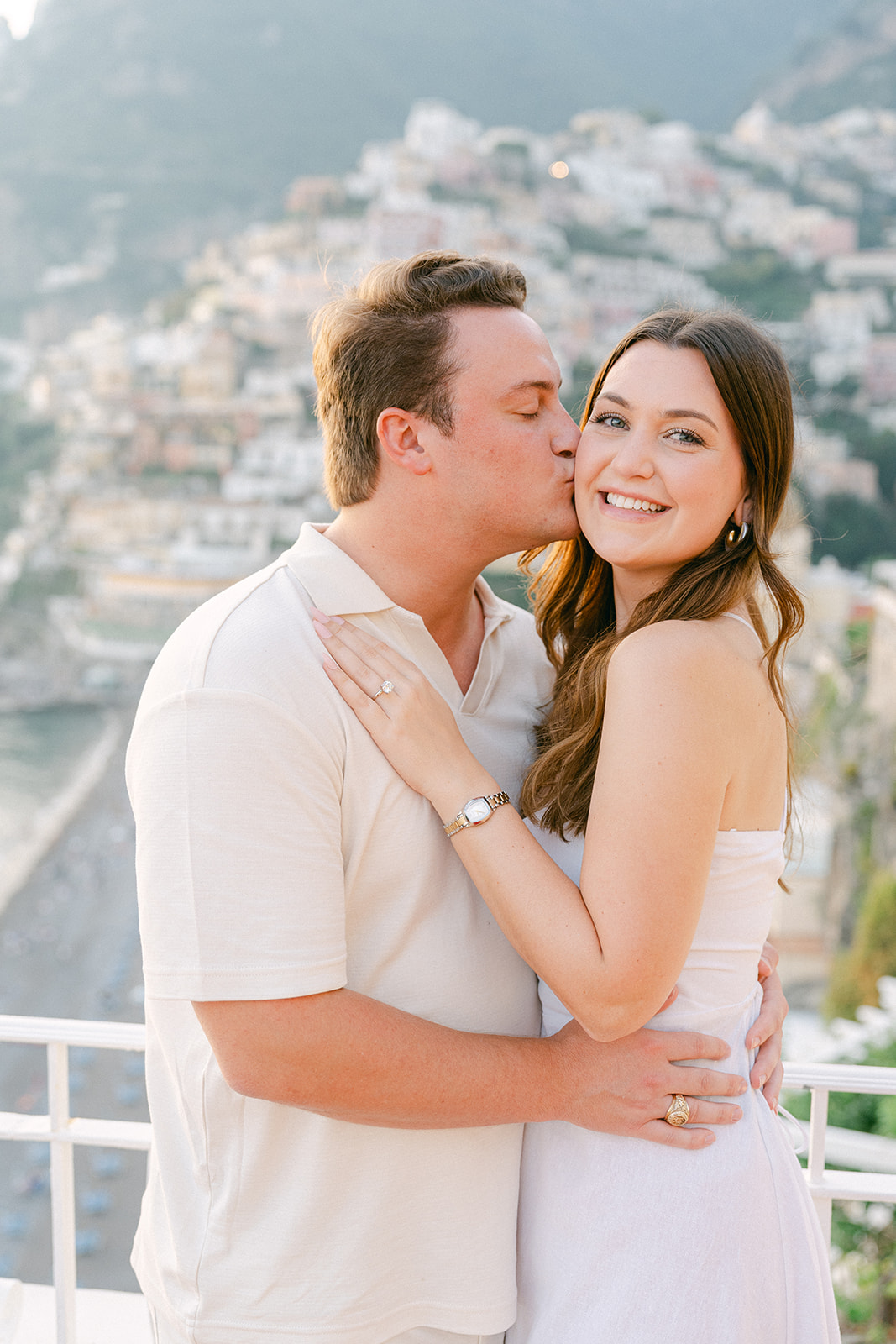 Andrea Gallucci - Destination Wedding Photographer- Amalfi Coast Positano Santorini Barcellona Rome Ravello Paris New York happy couple fur engagement photoshoot