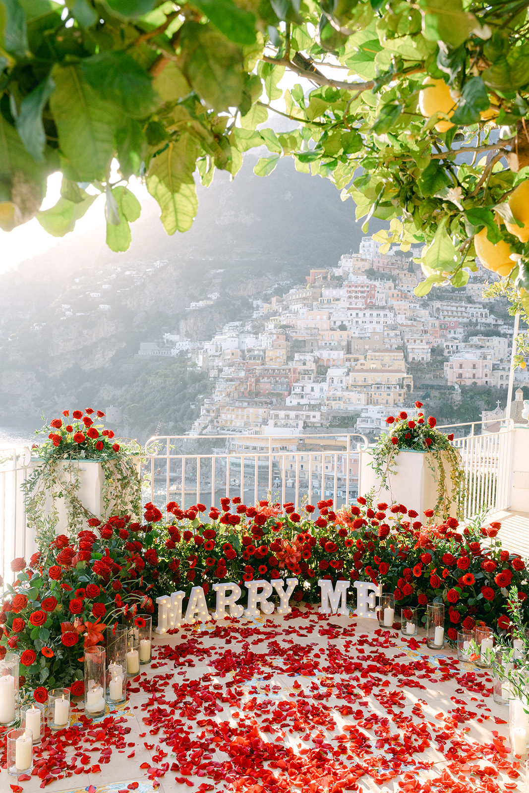 Andrea Gallucci - Destination Wedding Photographer- Amalfi Coast Positano Santorini Barcellona Rome Ravello Paris New York Luxury private proposal setup with a local proposal team I Do in Italy