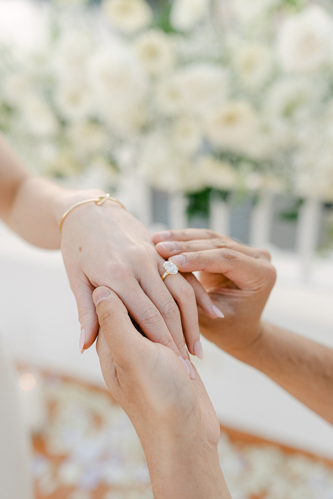 Andrea Gallucci - Destination Wedding Photographer- Amalfi Coast Positano Santorini Barcellona Rome Ravello Paris New York putting the engagement ring on to the future bride