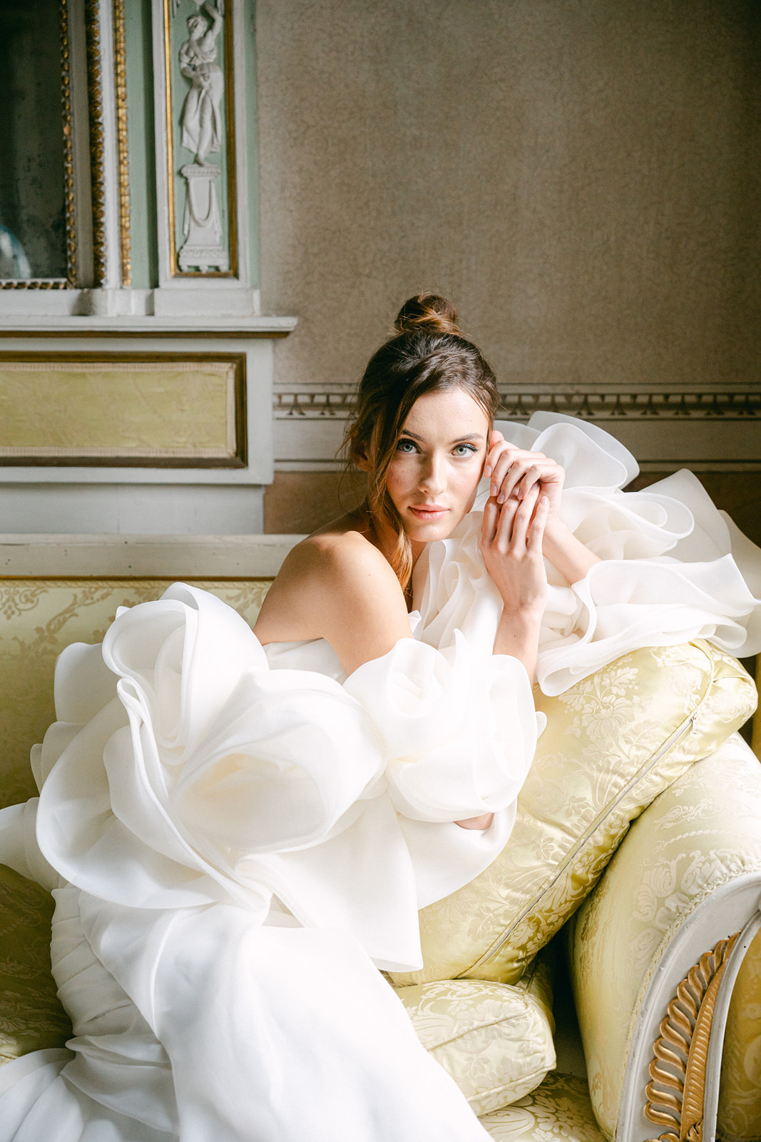 Andrea Gallucci - Destination Wedding Photographer- Amalfi Coast Positano Santorini Barcellona Rome Ravello Paris New York Bridal protraits in Villa Pizzo