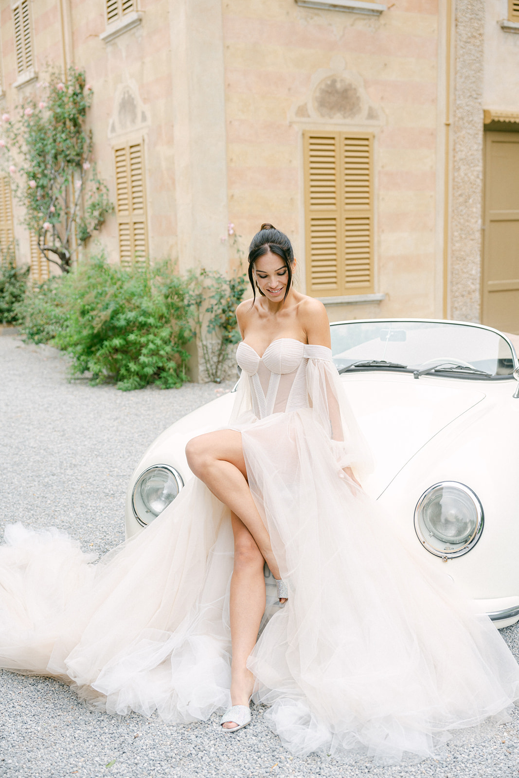 Andrea Gallucci - Destination Wedding Photographer- Amalfi Coast Positano Santorini Barcellona Rome Ravello Paris New York Stunning bride photos in Villa Pizzo