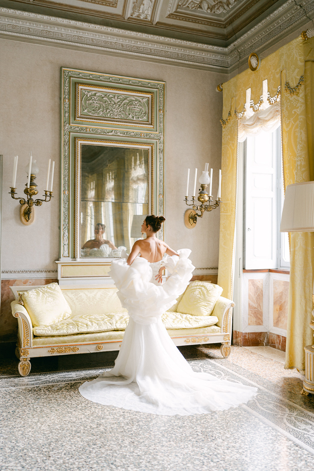 Andrea Gallucci - Destination Wedding Photographer- Amalfi Coast Positano Santorini Barcellona Rome Ravello Paris New York Editorial wedding portraits of the bride