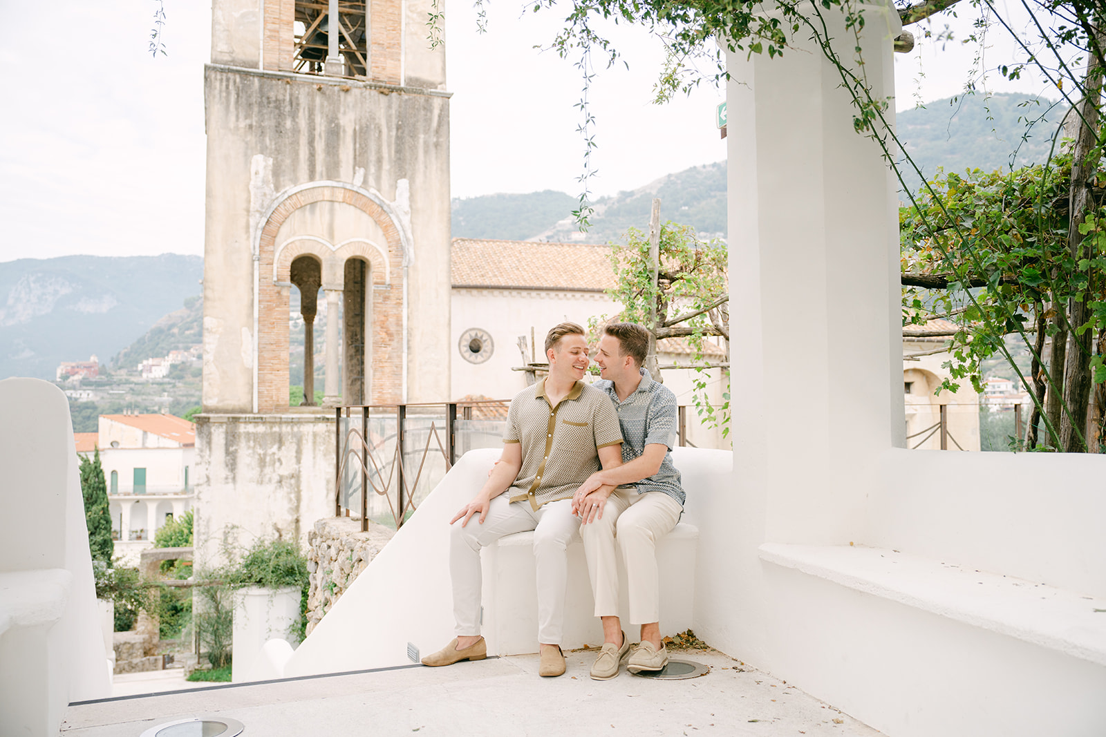 gay engagement photos in Amalfi Coast