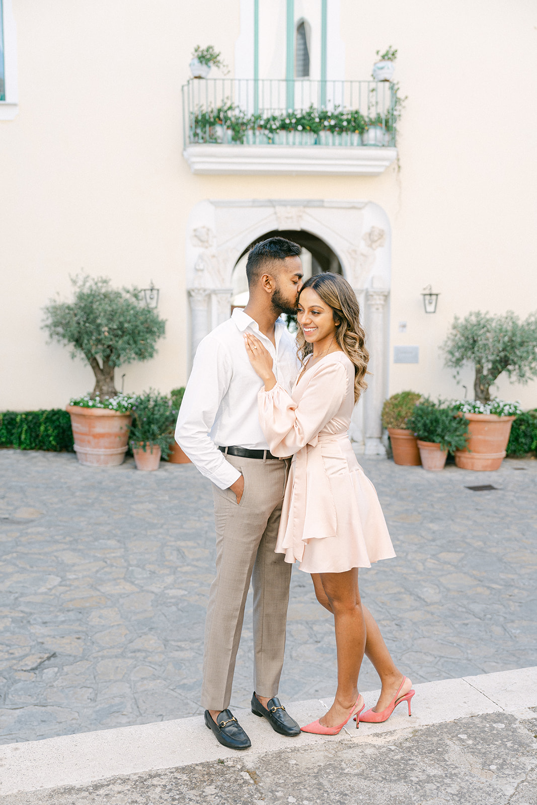 romantic engagement photos