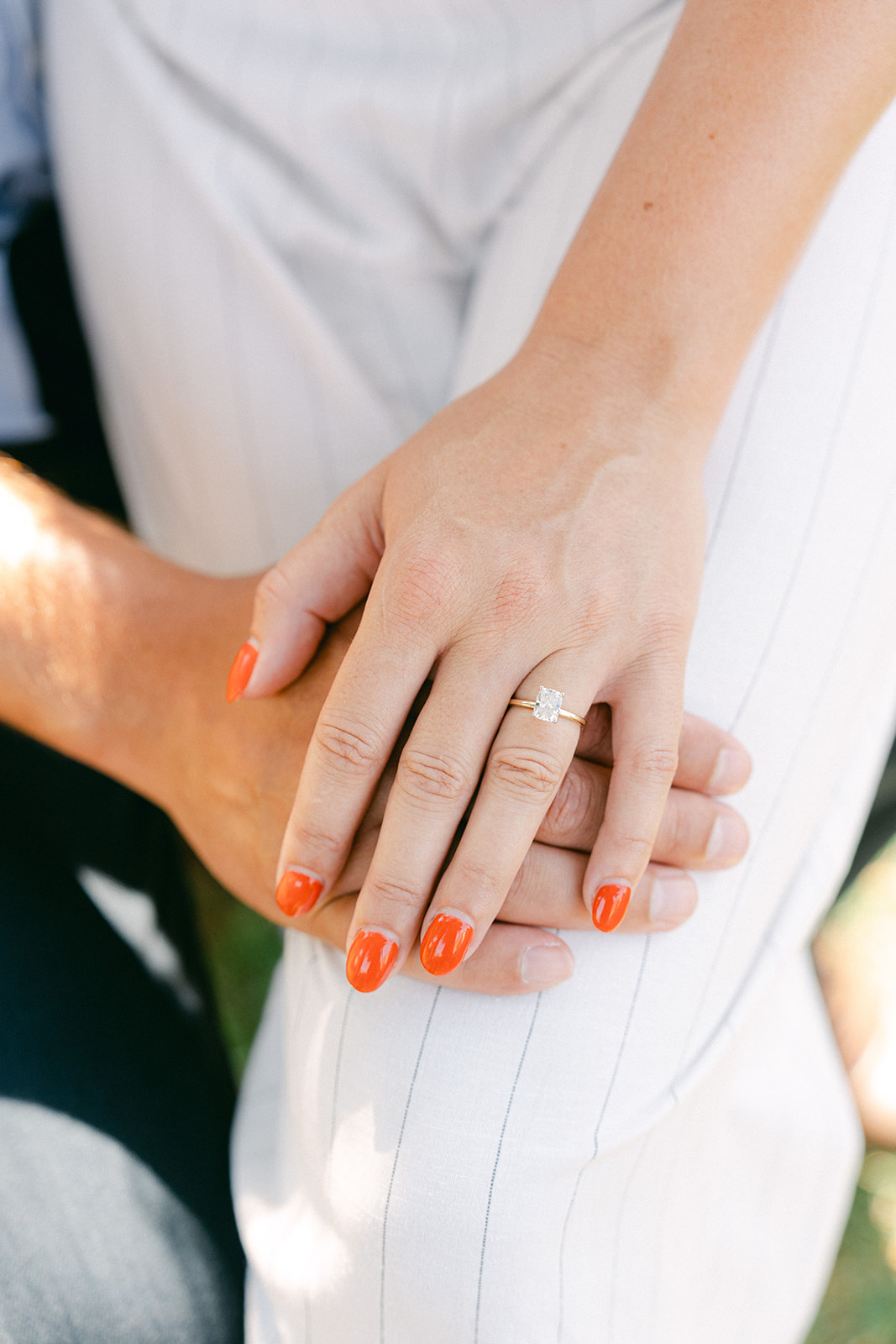 detailed photo of the engagement ring