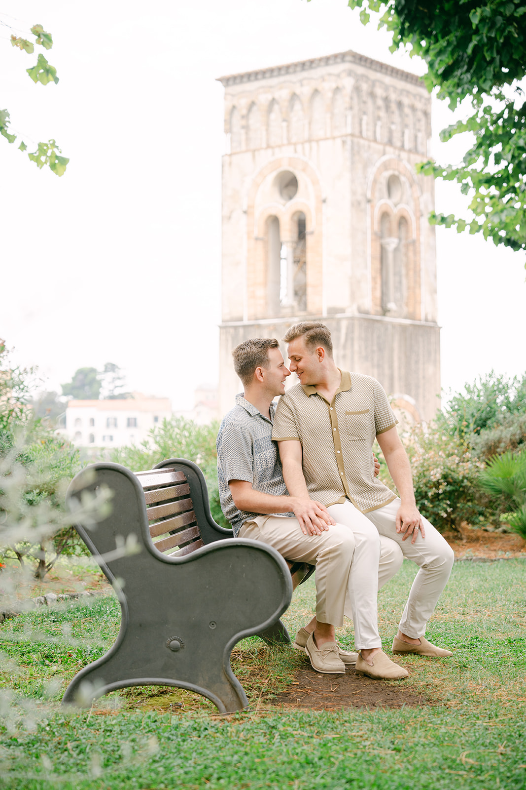 same sex engagement photos in Amalfi Coast