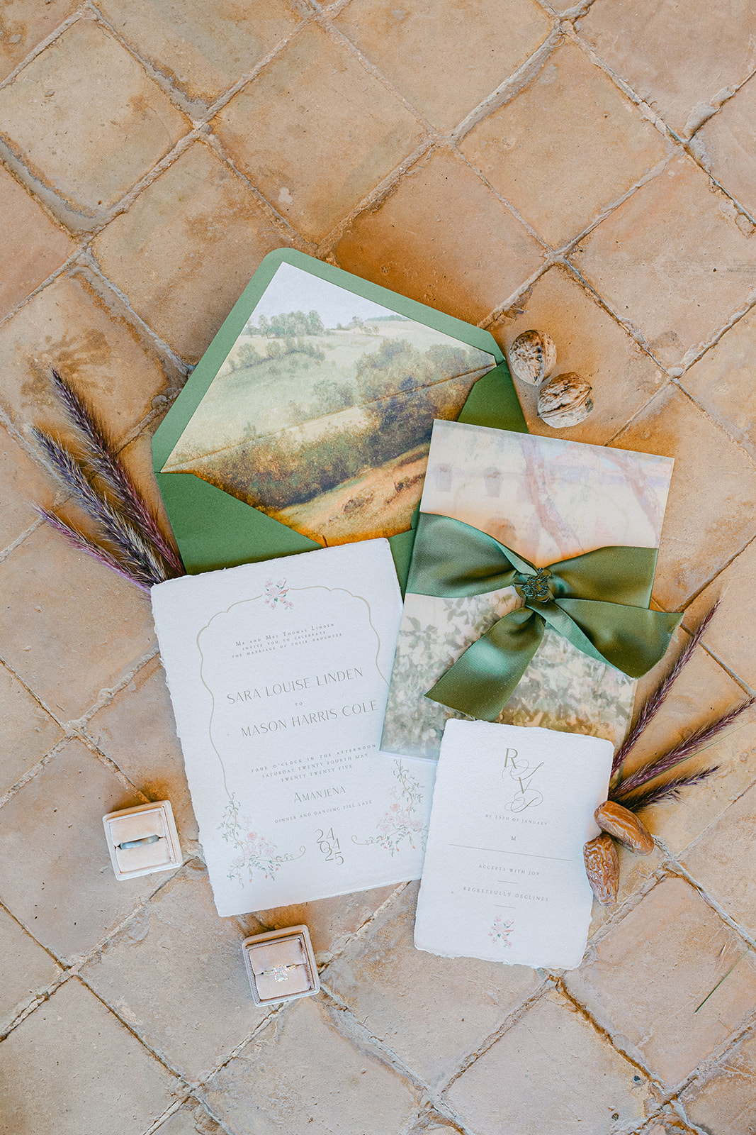 unique wedding invitation suite for a morocco wedding 