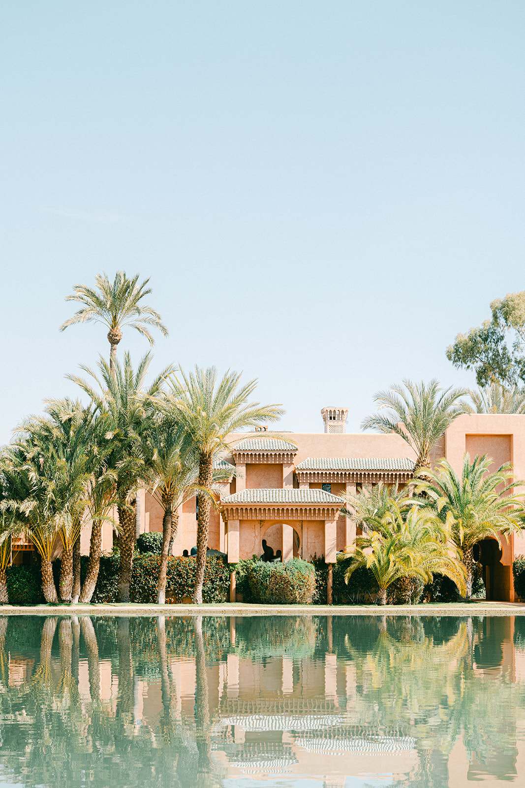 Landscape of Amanjena, Marrakech