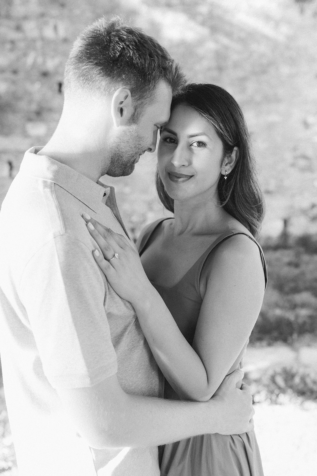 Editorial-style engagement shoot in Lake Como with Italy photographer
