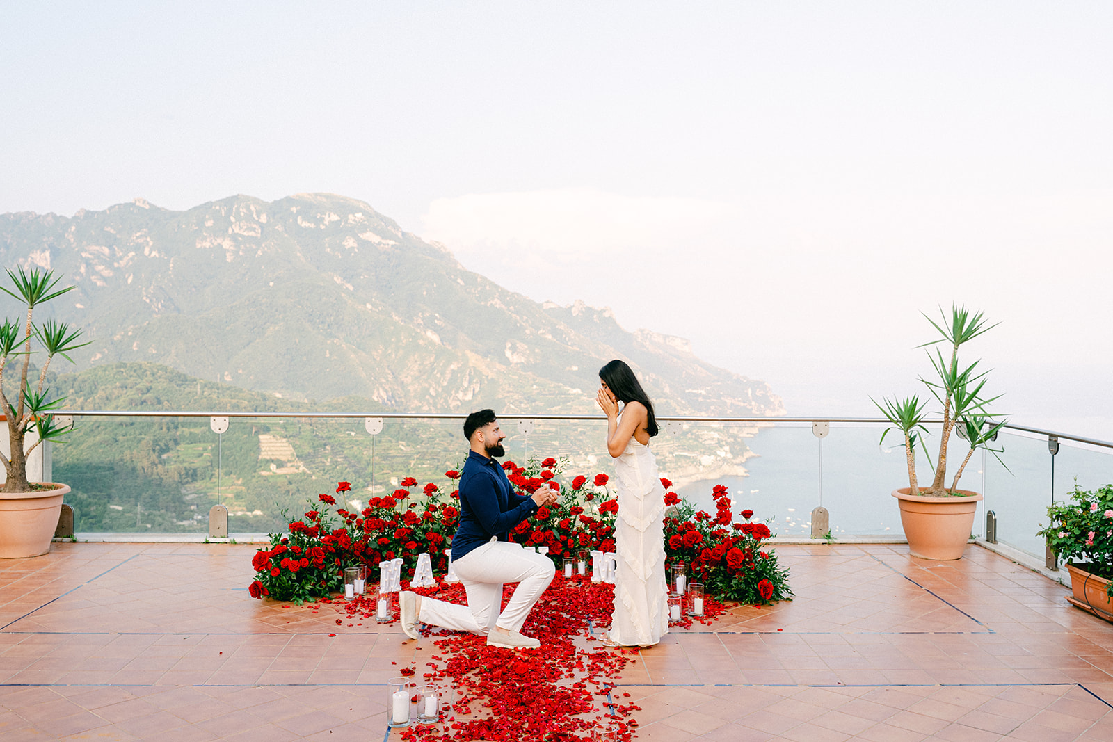 Romantic Surprise proposal captured by Italy Photographer 