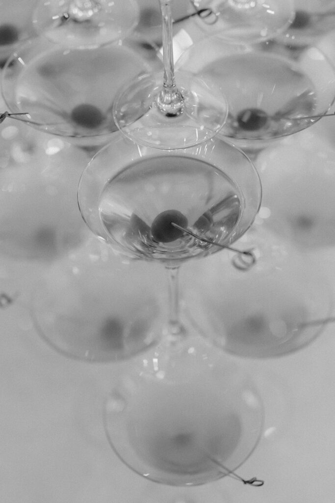 dirty martini tower wedding ideas