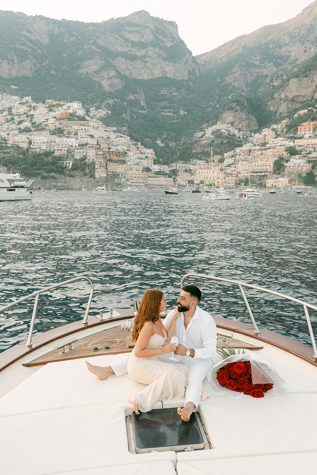 Andrea Gallucci - Destination Wedding Photographer- Amalfi Coast Positano Santorini Barcellona Rome Ravello Paris New York Romantic proposal spot with Positano, Amalfi Coast background