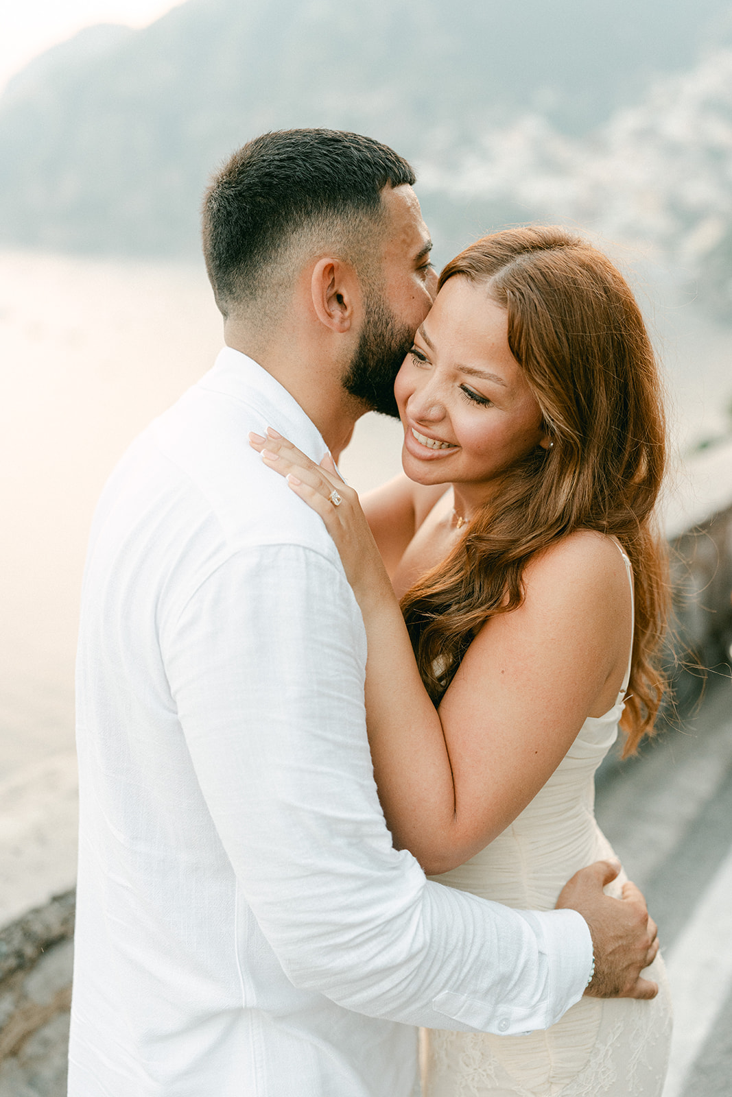 Andrea Gallucci - Destination Wedding Photographer- Amalfi Coast Positano Santorini Barcellona Rome Ravello Paris New York Couple portrait session after Amalfi Coast proposal