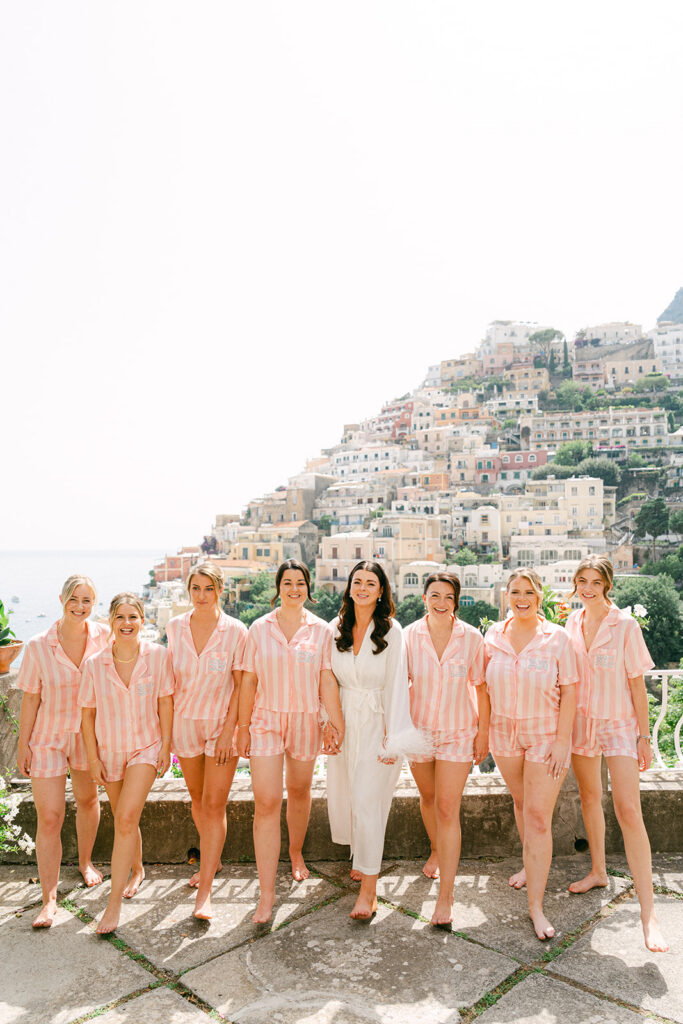 Andrea Gallucci - Destination Wedding Photographer- Amalfi Coast Positano Santorini Barcellona Rome Ravello Paris New York Wedding morning getting ready photos with the bridal party