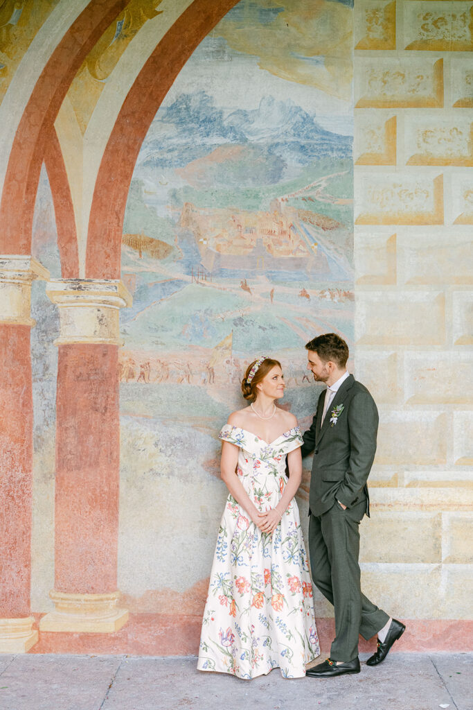 Italy vow renewal photography capturing a couple celebrating ten years of marriage
