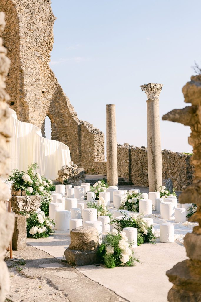Andrea Gallucci - Destination Wedding Photographer- Amalfi Coast Positano Santorini Barcellona Rome Ravello Paris New York Historic Italian ruins wedding venue for an intimate gay wedding in Italy